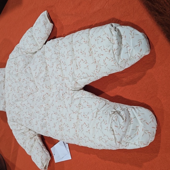 Jessica Simpson Infant Outerwear.  Size 6/9 Months.  Color is an Off White.  NWT - Picture 10 of 16